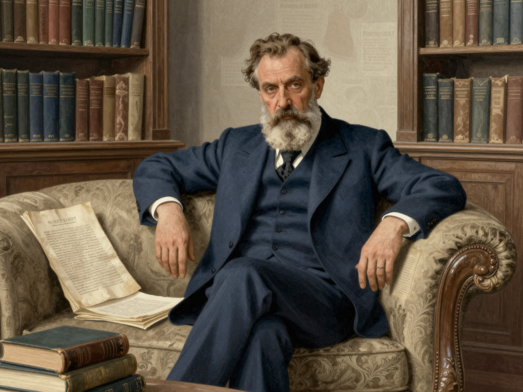 Editorial illustration representing the Freudian tradition.