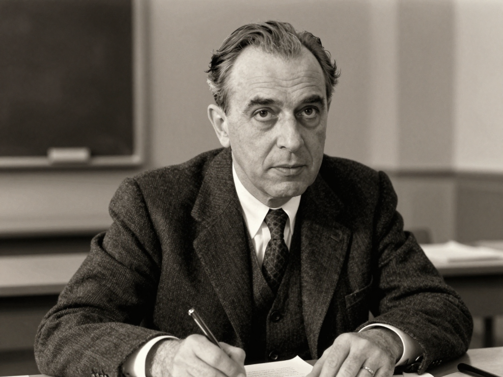 Original editorial portrait inspired by Jacques Lacan.