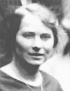 Portrait of Sabina Spielrein, Russian physician and early psychoanalyst, in 1918